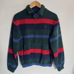 【古着】polo by Ralph Laurenマルチカラー フリースジャケット