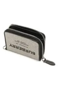 未使用 BURBERRY コンパクトジップウォレット 財布 レザーのサムネイル