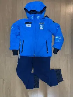 フェニックス キッズ スキーウェア 上下セット 140 ブルー×ネイビー