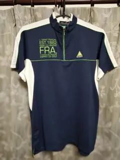 【週末セール中】le coq sportif GOLFゴルフシャツネイビ ーLLのサムネイル