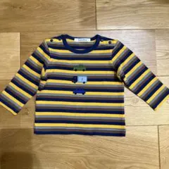 再値下げ　【美品】ファミリア　ボーダー　トップス　80