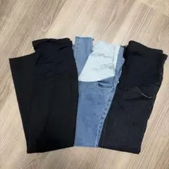 スマートアンクルマタニティパンツとマタニティデニム