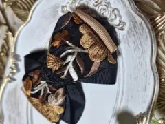 インド刺繍リボン　ヘアピン