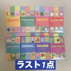8種類 英単語 フラッシュカード 全288枚 子ども 遊び ゲーム 知育玩具