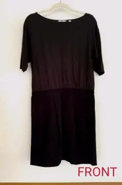 ユニクロ ☆ チュニック 異素材切り返しワンピース
