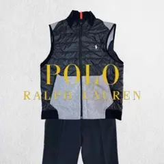 ▼ポロラルフローレン Ralph Laurenベスト ホワイトポニー刺繍 中綿