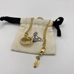 vivienne westwood ネックレス　タイニーオーブ　ゴールド