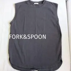 FORK& SPOON チャコール　ノースリーブ トップス