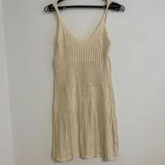 キャミワンピース 白