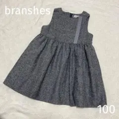 【branshes】ノースリーブワンピース 100