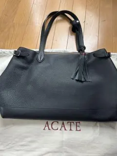【美品】 ACATE（アカーテ）LODOS ロドス トート　スエード　ブラック アカーテ / ACATE / LODOS 2 / ロドス2 / レザー トートバッグ