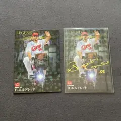 ブラッドエルドレッド プロ野球チップスカード 2枚セット