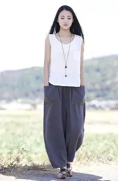 ワイドパンツ ゆったり