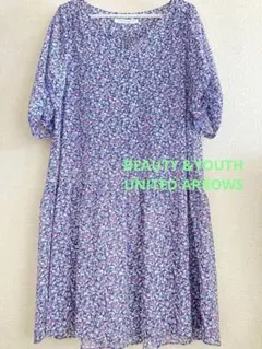 BEAUTY &YOUTH小花柄ワンピース