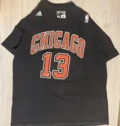 m*2様 adidas シカゴブルズ13 Tシャツ XLフェードNBA