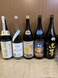ほぼ定価！朝日鷹 一升瓶日本酒セットのサムネイル