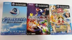 ウェーブレース F-ZERO ワンピース ゲームキューブソフト 3本セット