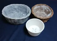 フラワーアレンジメント 、小物入れ