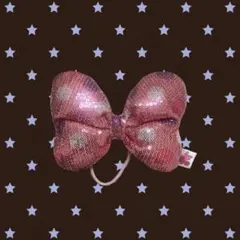 ミニーちゃん　リボン　ヘアゴム