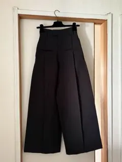 FaxCopyExpress WIDE-LEGパンツ　黒　サイズM FaxCopyExpress WIDE-LEGパンツ黒サイズM