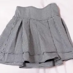 ミシェルマカロン 美脚スカート ギンガムチェック M