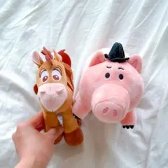 トイストーリーぬいぐるみ　ハム　ブルズアイ　新品