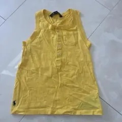ラルフ ローレン キッズ ヘンリーネック タンクトップ 3/3T 100/56