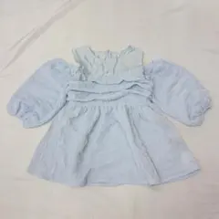 【Sae Okazaki × Olu.】2way シアージャガード ブラウス