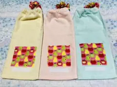 おりこうエプロン☆ コットン☆一重☆タオルエプロン☆フルーツ