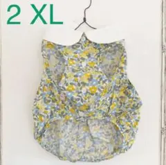 2XL バルーン ワンピース 犬服 花柄