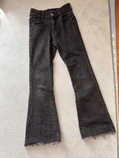 SHEINフレアジーンズ 黒 M