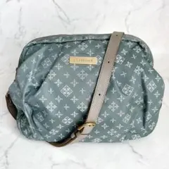 russet ラシット モノグラム柄 ショルダーバッグ ブルー