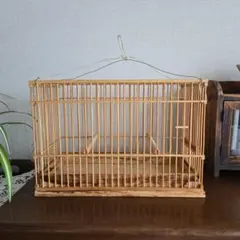 竹製 鳥かご 小鳥用 ケージのサムネイル