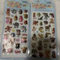 トゥントゥントゥンサフール 夜光 ボンボンシール ぷくぷくシール ぷっくりシール