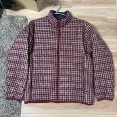 old UNIQLO ユニクロ　チェックダウンジャケット