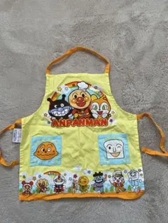 アンパンマン 子供用エプロン イエロー
