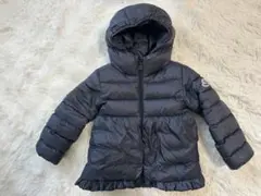 MONCLER ネイビー ダウンコート フリル裾　100cm