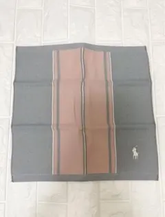 【新品】ポロラルフローレン ハンカチ タオルハンカチ ストライプ