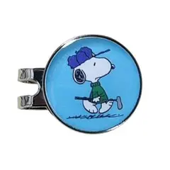 スヌーピー　ゴルフマーカー　マグネット台座　ハットクリップ　039
