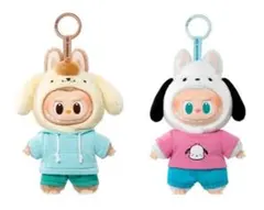 ◾️新品未開封POPMARTラブブサンリオコラボポムポムプリンポチャッコ２個セット