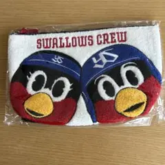 東京ヤクルトスワローズ ファンクラブ つば九郎 サガラ刺繍ポーチ