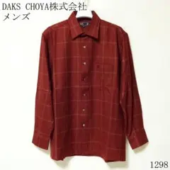 DAKA CHOYA株式会社ダックス メンズのウールチェックシャツＬサイズ