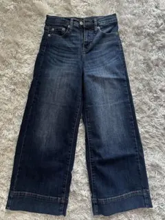 BANANA REPUBLIC ハイライズワイドレッグデニム