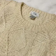 【当日・翌日発送】80s old gap 100%ウールニット