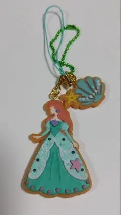 ディズニープリンセス アリエル クッキーチャーム ストラップ