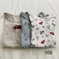 肌着　まとめ売り　半袖　乗り物　ベビー　キッズ　100