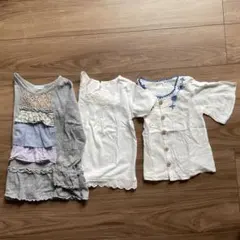 Tシャツ カットソー　半袖／長袖　3枚セット