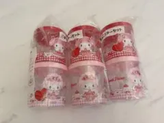 マイメロディ マイスウィートピアノ カップ&ソーサー 3個セット