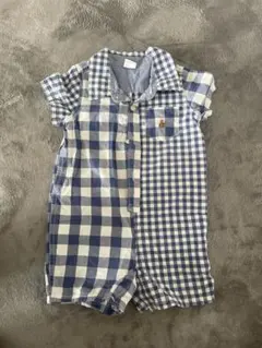 GAP チェック柄ロンパース 12〜18month