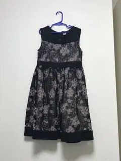 黒 ノースリーブワンピース　女児のサムネイル